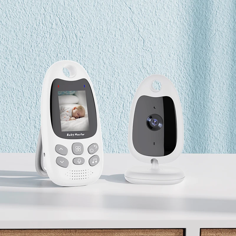 VB610 Wireless LCD Audio Video Baby Monitor 2.0 Inch Nanny Music Intercom IR 24h Portable Baby Camera Baby Walkie Talkie Babysit