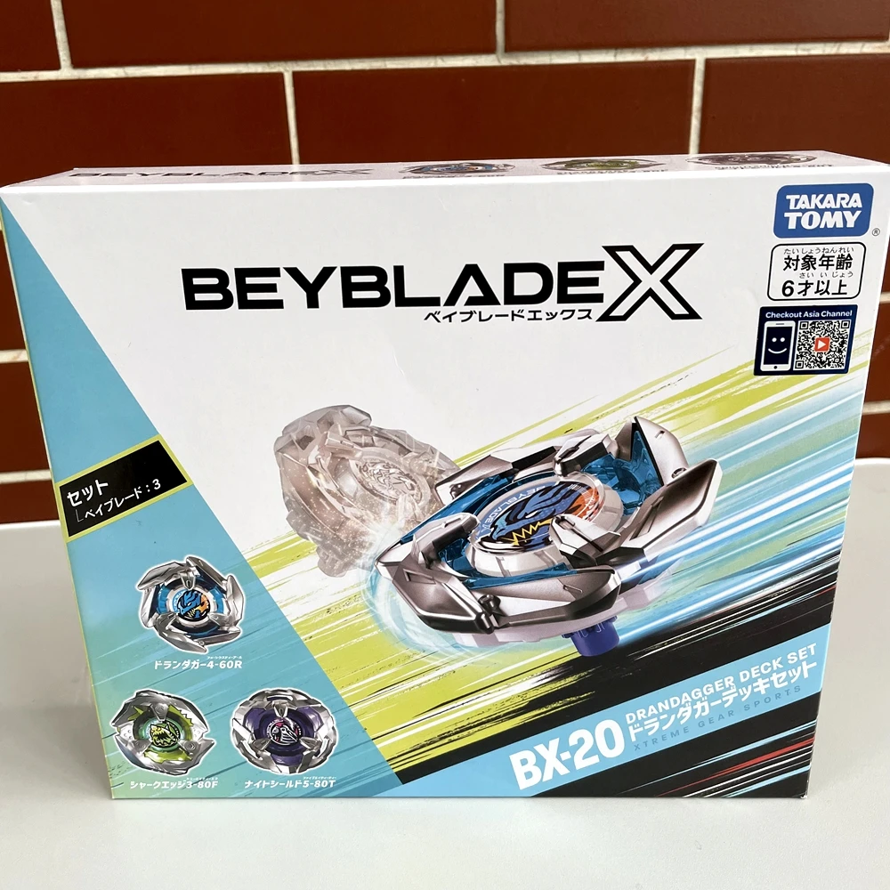 

Original TAKARA TOMY Beyblade BX20 X Dran Dagger Deck Set,BEYBLADE BX-20