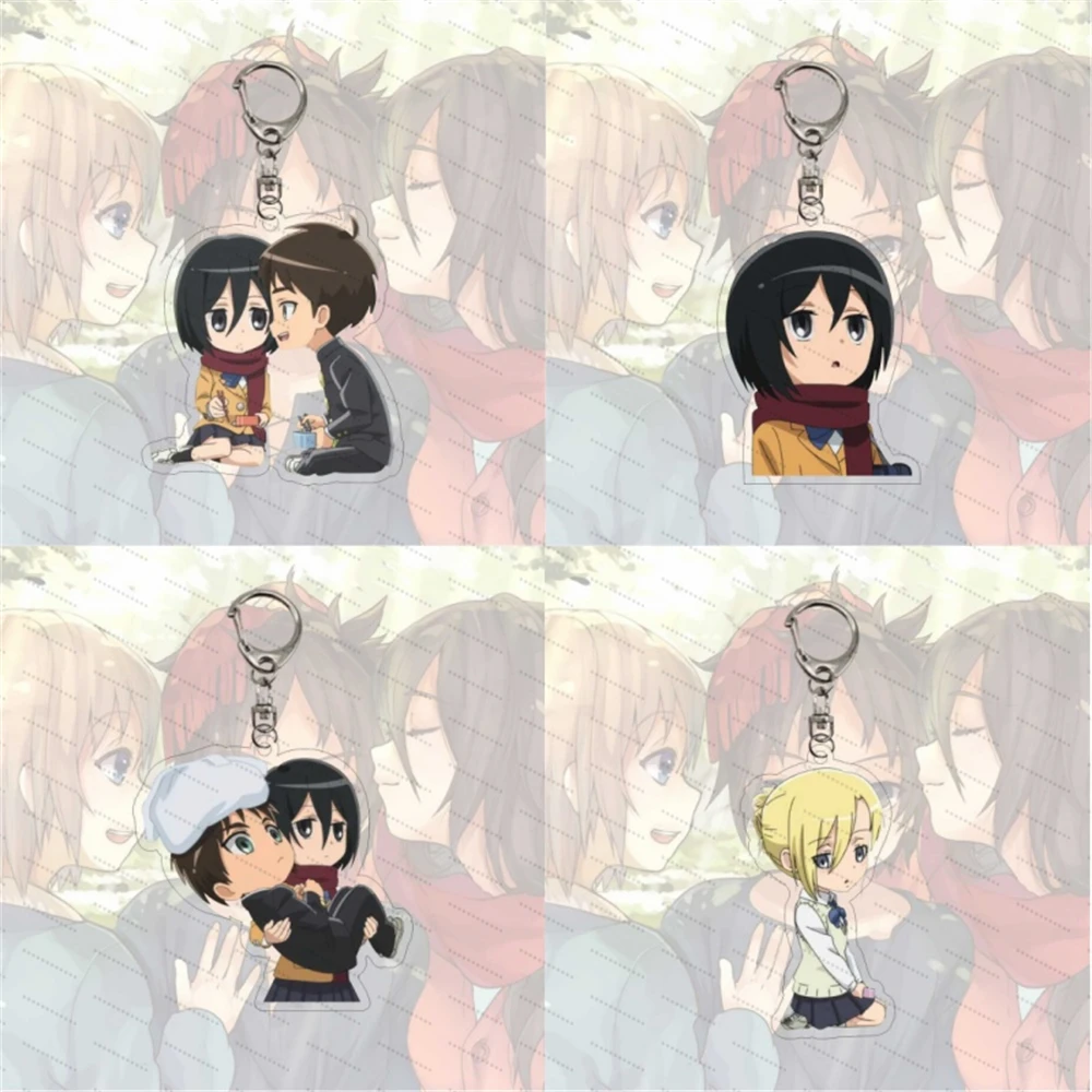 

Anime Attack on Titan Acrylic keychain as Fan gift a gift for friends, a desktop decoration Collecting accessories 6cm