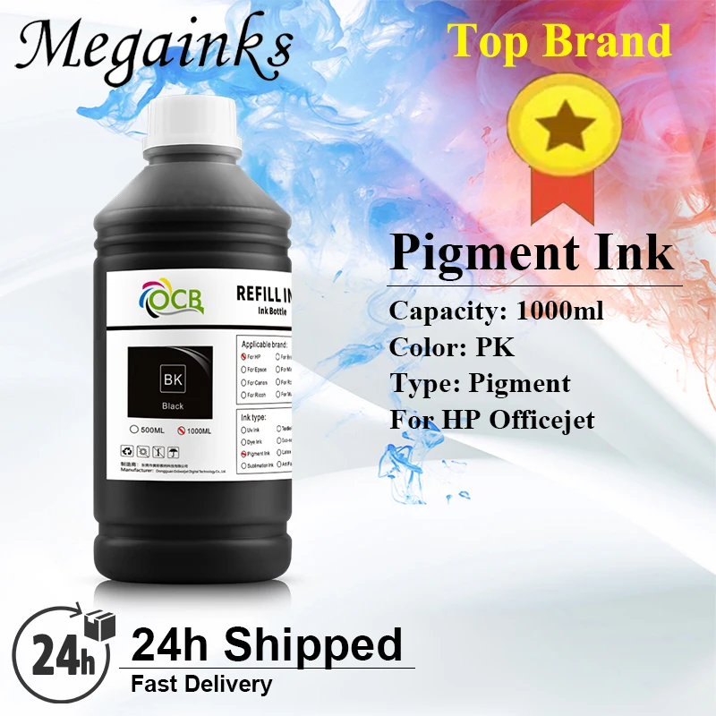 

1000ML Pigment Ink For HP 952 953 954 955 XL OfficeJet Pro 7720 7740 8710 8715 8720 8730 8740 8210 8216 8725 Printer Refill Kit