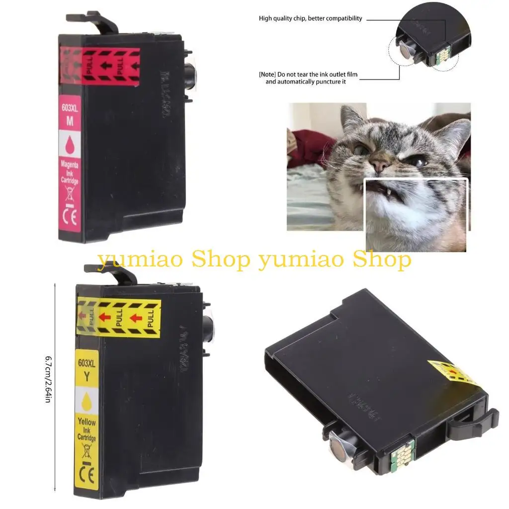 

587B Bright Color Full Cartridges for Epson XP 2105 3105 4105 Super High Replaced Inkjet Printer