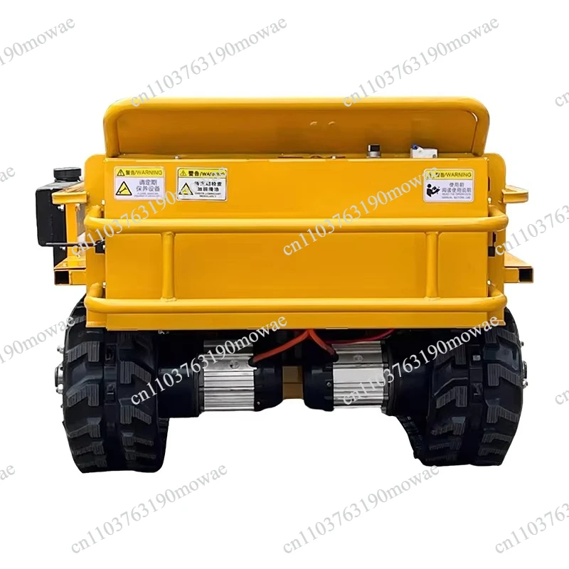 All-terrain rubber track chassis for wear-resistant rubber tracks