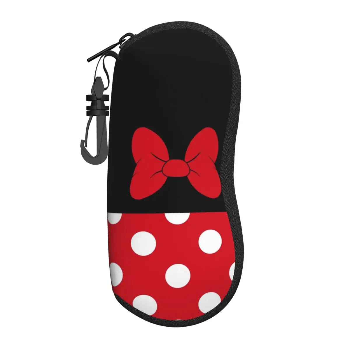 

Custom Cartoon Mouse Pink Polka Dot Bow Shell Glasses Case Unisex Fashion Eyeglasses Case Sunglasses Protector Box