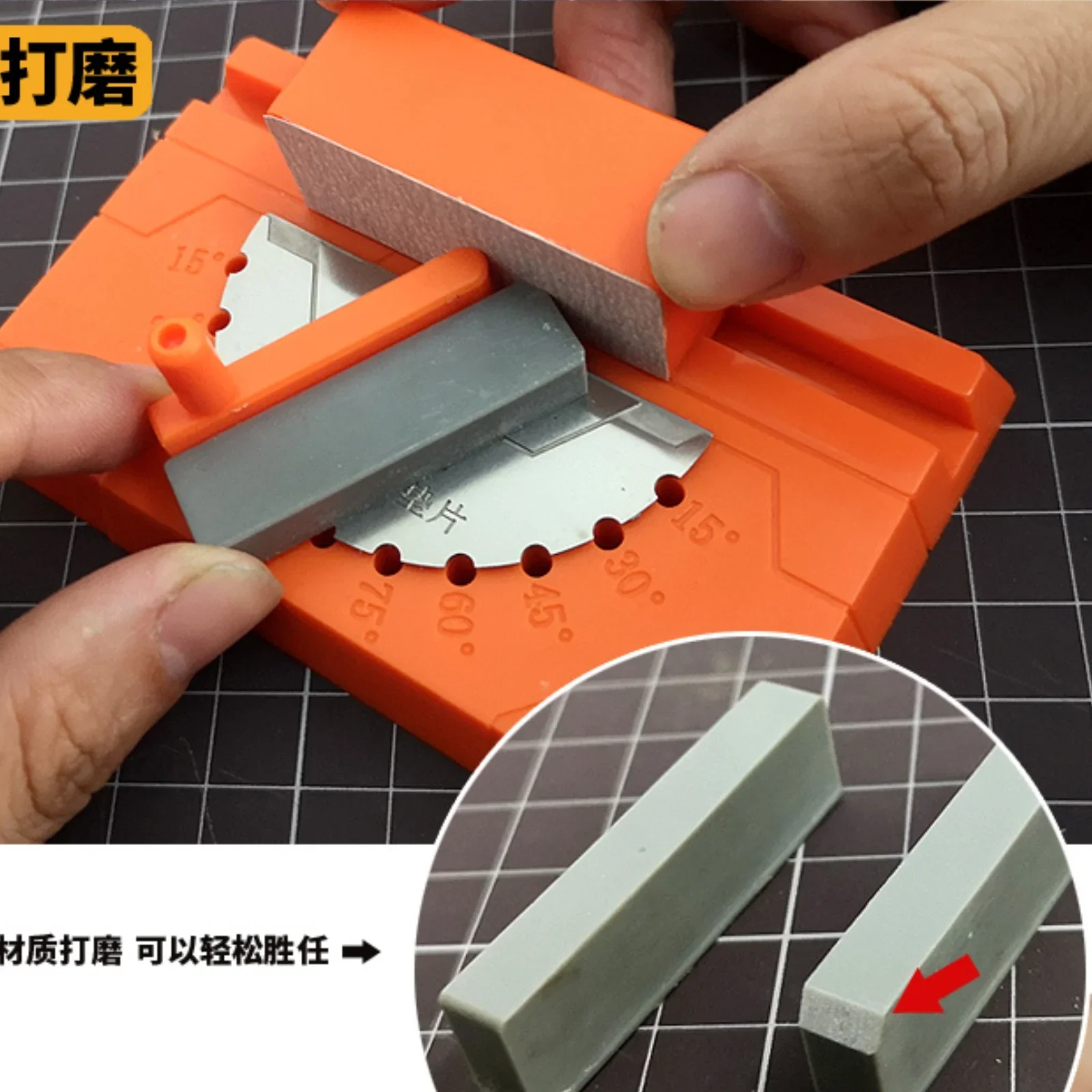 MS055 Multi Angle Sanding Slider Sand Paper Polishing Tool Military Model Tool Hobby Accessory