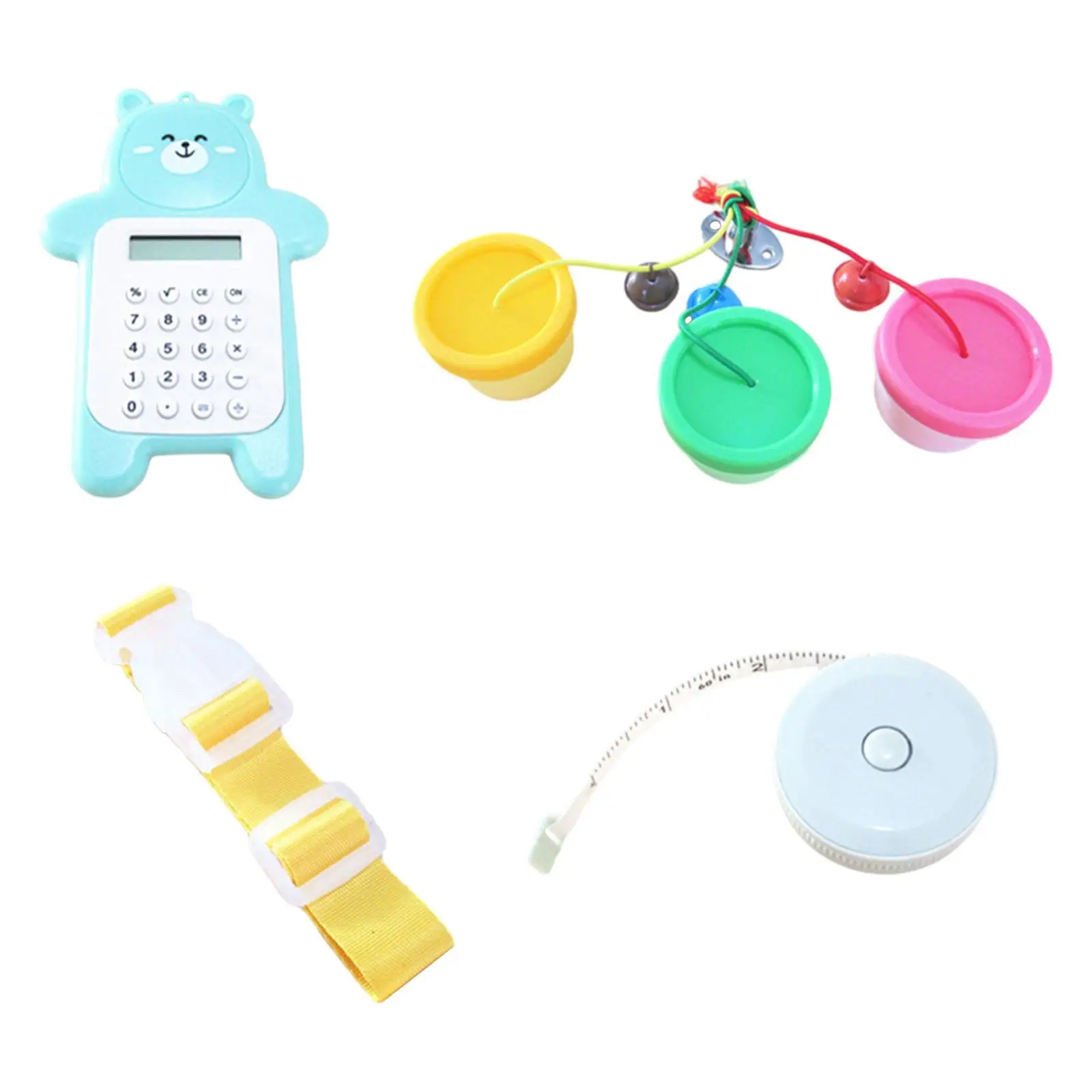 Baby Busy Board Accessories, Fine Motor Skill Montessori Toy, Toddlers Learning Cognitive for Boys Girls Educational Toys