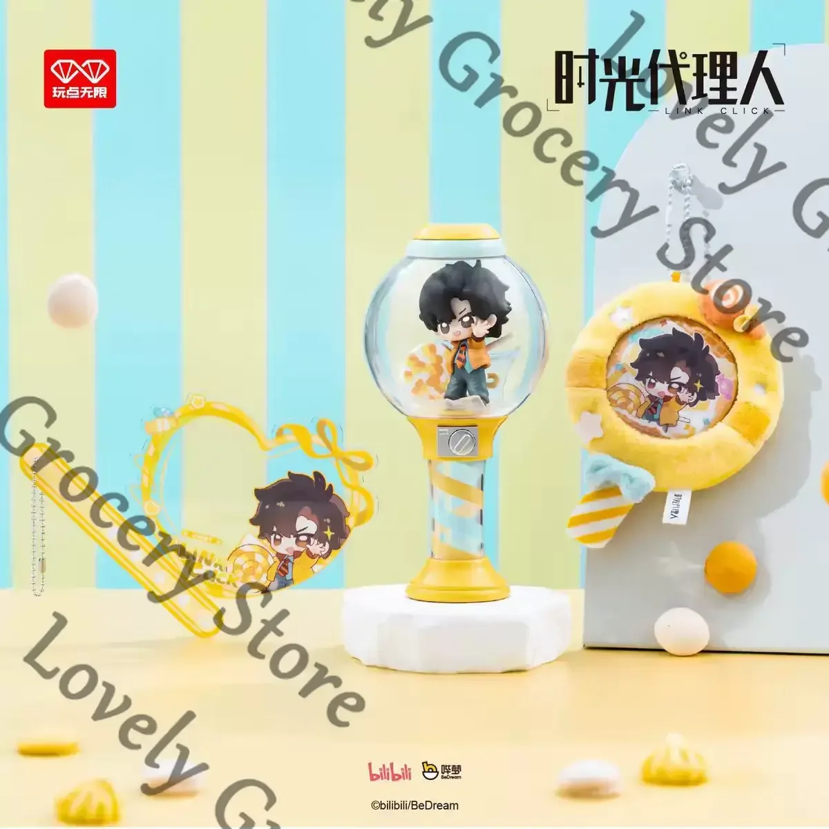 Link Click Lucas Vein Xiafei Charles Liu Xiao Jo Cosplay Acrylic Display Stick Keyring Model Anime Badge Emblem Flashlight Fans view 3