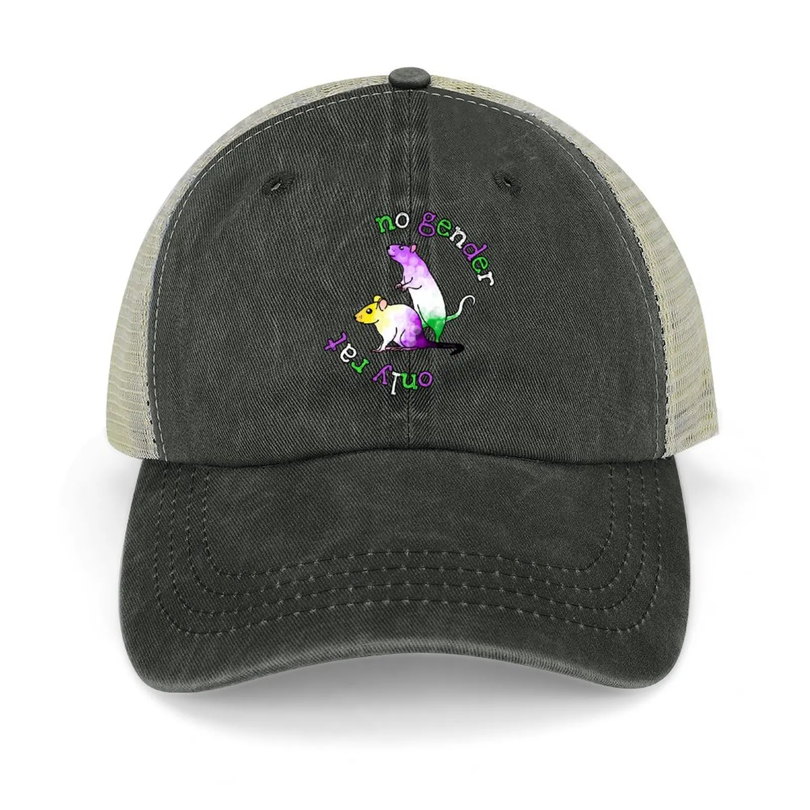 

No Gender. Only Rat. Baseball Cap Hip Hop Fishing cap New Hat Men's Luxury Women's