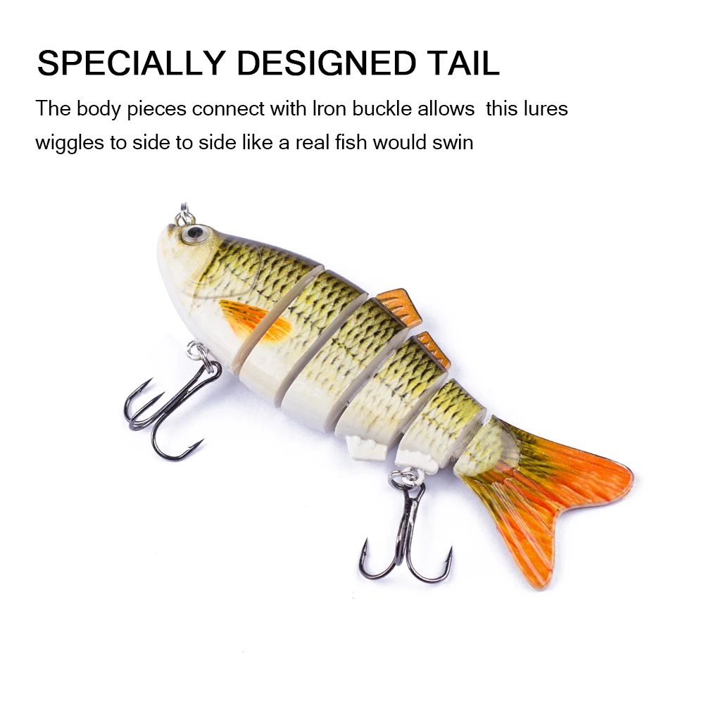 Swimbait Hanlin – Señuelo de hundimiento para lucio - imagen 2