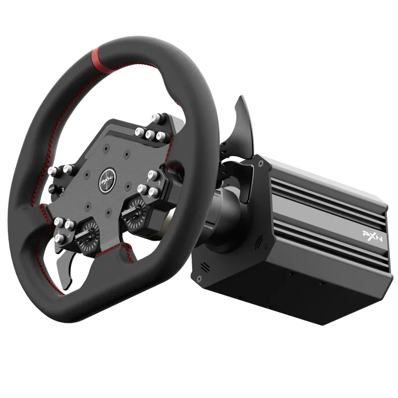 PXN V12lite video game steeing wheel gaming direct drive, 11inches dial simulator racing wheel for ps5, for xbox series, pc