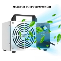 Professional Ozone Generator 24000mg/h High Capacity Ozone Ionizer O3 Deodorizer Air Purifier for Home Basement Car and Pet Room