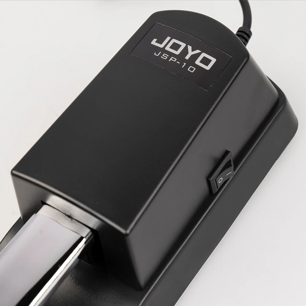 JOYO JSP-10 Universal Sustain Pedal For Electric Piano Keyboard Synthesizer With 1/4 Inch Connector Digital Piano Pedal