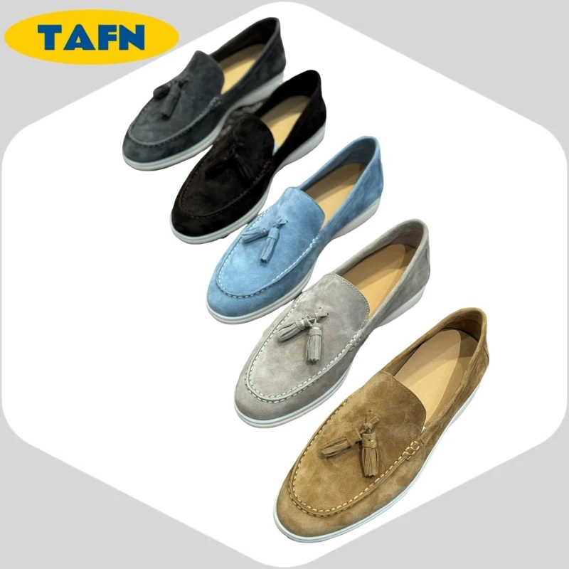 

Итальянские кашемировые простые удобные трендовые красивые мужские классические лоферы с вневременными лоферы для повседневного комфорта AE2812