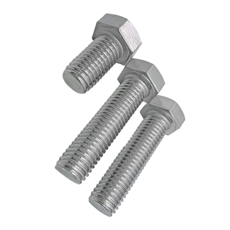 1-10PCS  5/16-24 UNF 1/4-28  UNF  10#-32 UNF Stainless Steel 304 British American Fine Tooth External Hexagon Screw Bolt