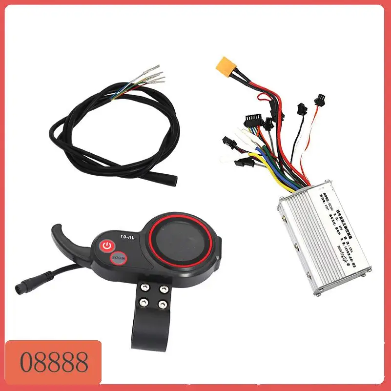 

Комплект из 5-контактного и 6-контактного ЖК-дисплея для электросамоката + контроллера 36В/48В для бесщеточного двигателя, запчасти для электросамокатов и электровелосипедов