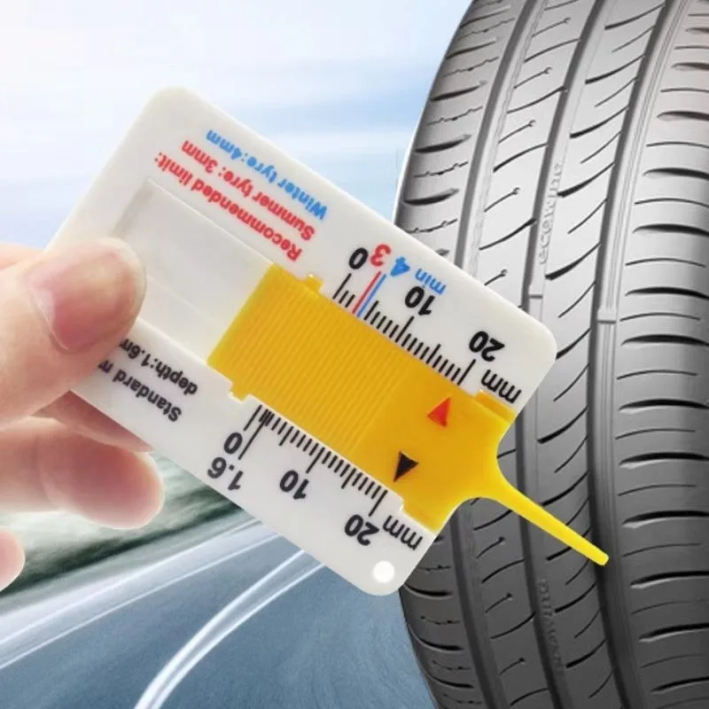 

0-20mm Tyre Tread Depth Gauge Accessories Caliper Checking Tyre Tread Tool Depth Lightweight Plastic High Quality