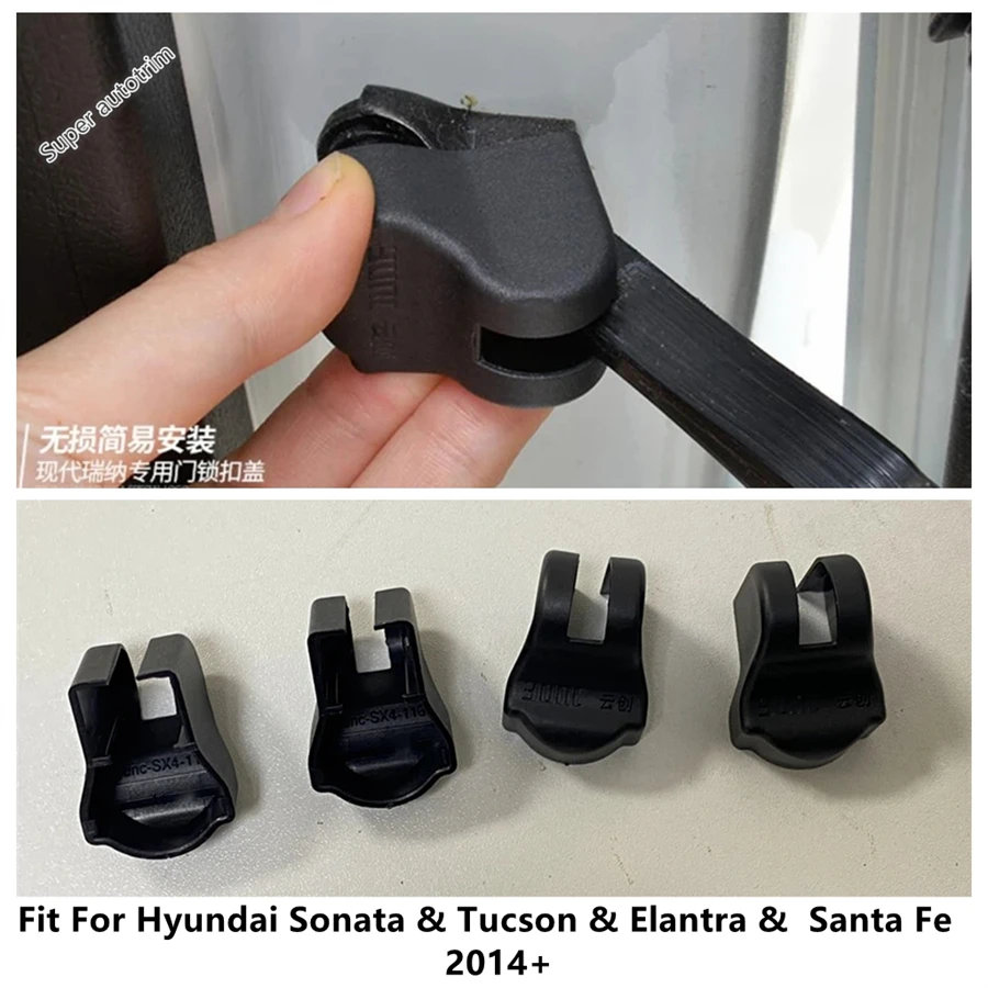 

Car Door Arm Stop Limit Rust Protection Cover Accessories Interior For Hyundai Sonata & Tucson & Elantra & Santa Fe 2014 - 2024