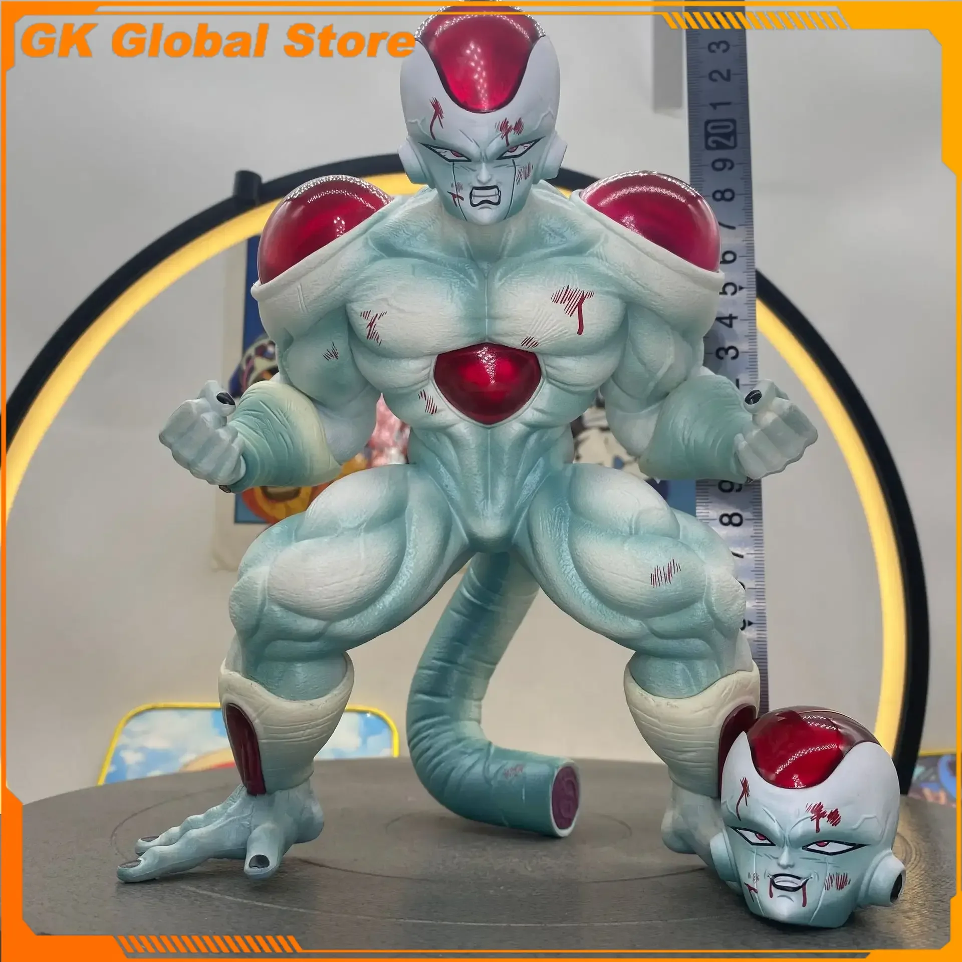 

20cm New Dragon Ball Anime Figure Frieza Peripheral PVC Model Scene Statue Desktop Decoration Ornaments Collections Gifts Toys