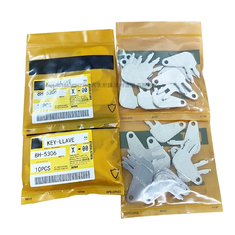 

10 ключей 8H5306 8H-5306 8398 для CAT для Caterpillar Master Disconnect Key 931B 931C 933 933C 935B 935C 939 939C 941 943 951B