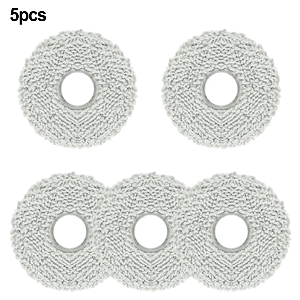 5 Pack Mop Pads Compatible with For ECOVACS For Deebot T50 PRO Microfiber Cleaning Cloths for Sparkling Floors