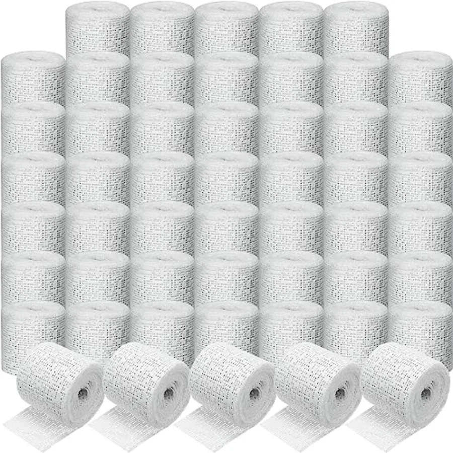 

Plaster Cloth Rolls Gauze Bandages Rolls Strips for Belly Casts Scenery Molds Mask Makg Art Projects Body Casts Craft Supplies