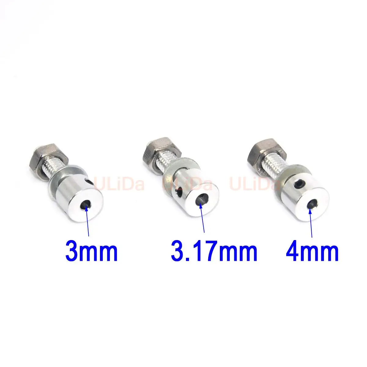 3.0 ミリメートル/3.17 ミリメートル/4.0 ミリメートルシャフト延長締め付けネジプロペラアダプタクリップ RC 固定翼飛行機スパナ小道具の取り付け