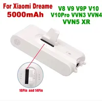 5000mAh Replacement Vacuum Cleaner -Spare Battery 25.2V for Xiaomi Dreame V8,V9,V10,V10Pro,VVN3,VVN4,VVN5,XR Lithium Ion Battery