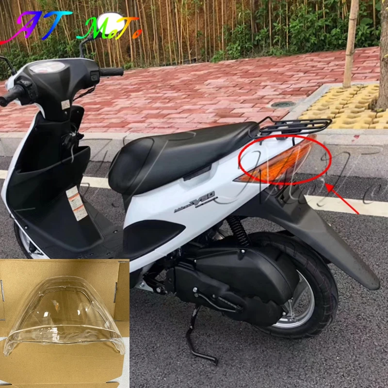 

Подходит для Suzuki Lets4 CA45 Адрес V50 CA44A Крышка заднего стоп-сигнала Задний индикатор Защитная крышка Прозрачная крышка