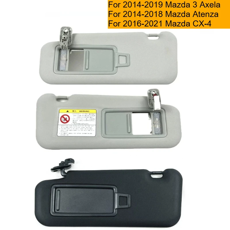Parasoles para coche Mazda3 Axela 2014-2019, Mazda Atenza 2014-2018, Mazda CX-4 2016-2021, con y sin luces, visera frontal