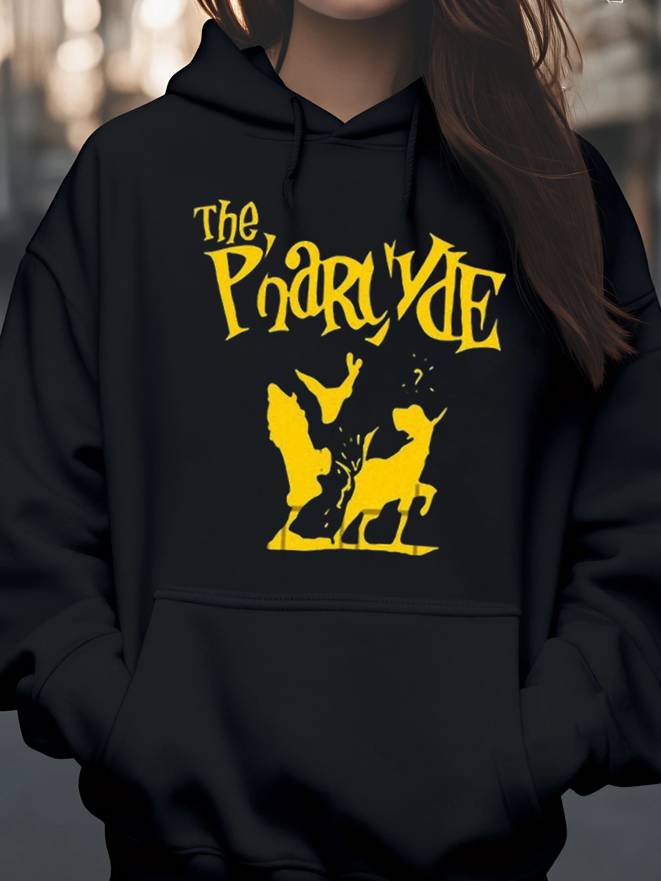 هودي Pharlyde Ghost Dog Halloween للنساء والرجال لملابس الحفلات #1