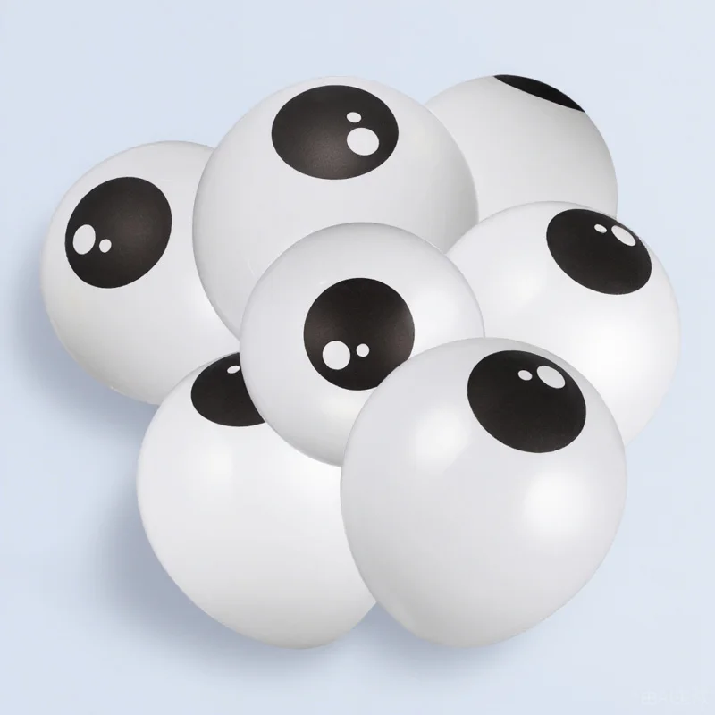 

100pcs Eyeball Balloons Halloween Party Decor Latex Balloons For Home Bar Club Decoration Balloon Arch Column Party Supplies