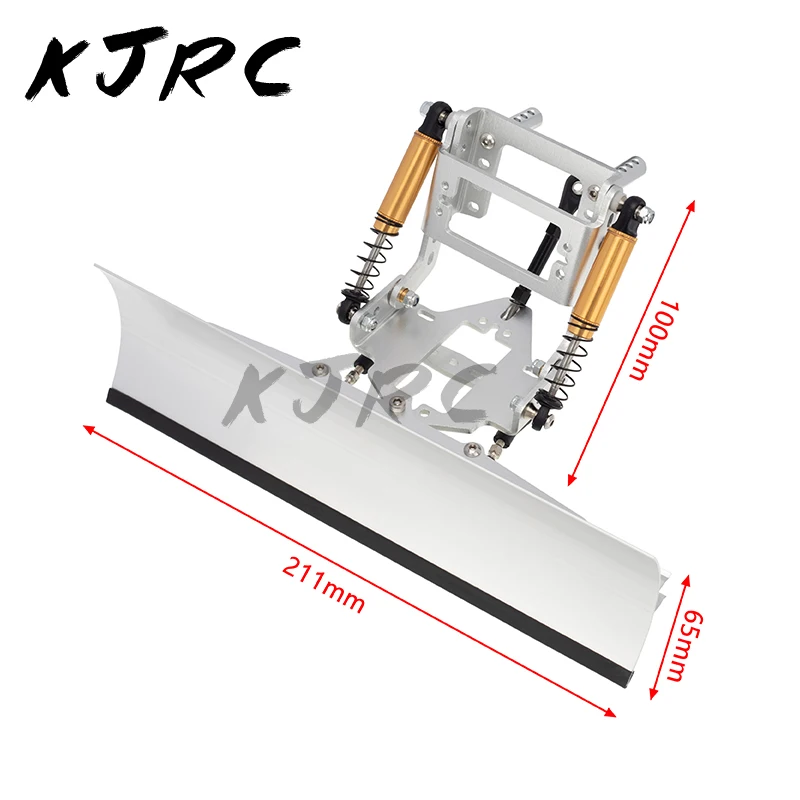 RC Car Racing Metal Snow Plow Snow Shovel Tool for 1/10 RC Crawler Car Tra TRX4 Axial SCX10 scx10 ll 90046 SCX10 III RGT 86100