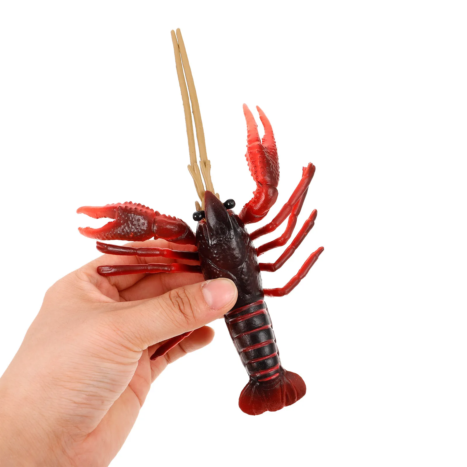 

Реалистичная имитация омара, портативное украшение для дома, вечеринок, сада, миниатюрная пластиковая статуэтка, похожая на настоящего омара