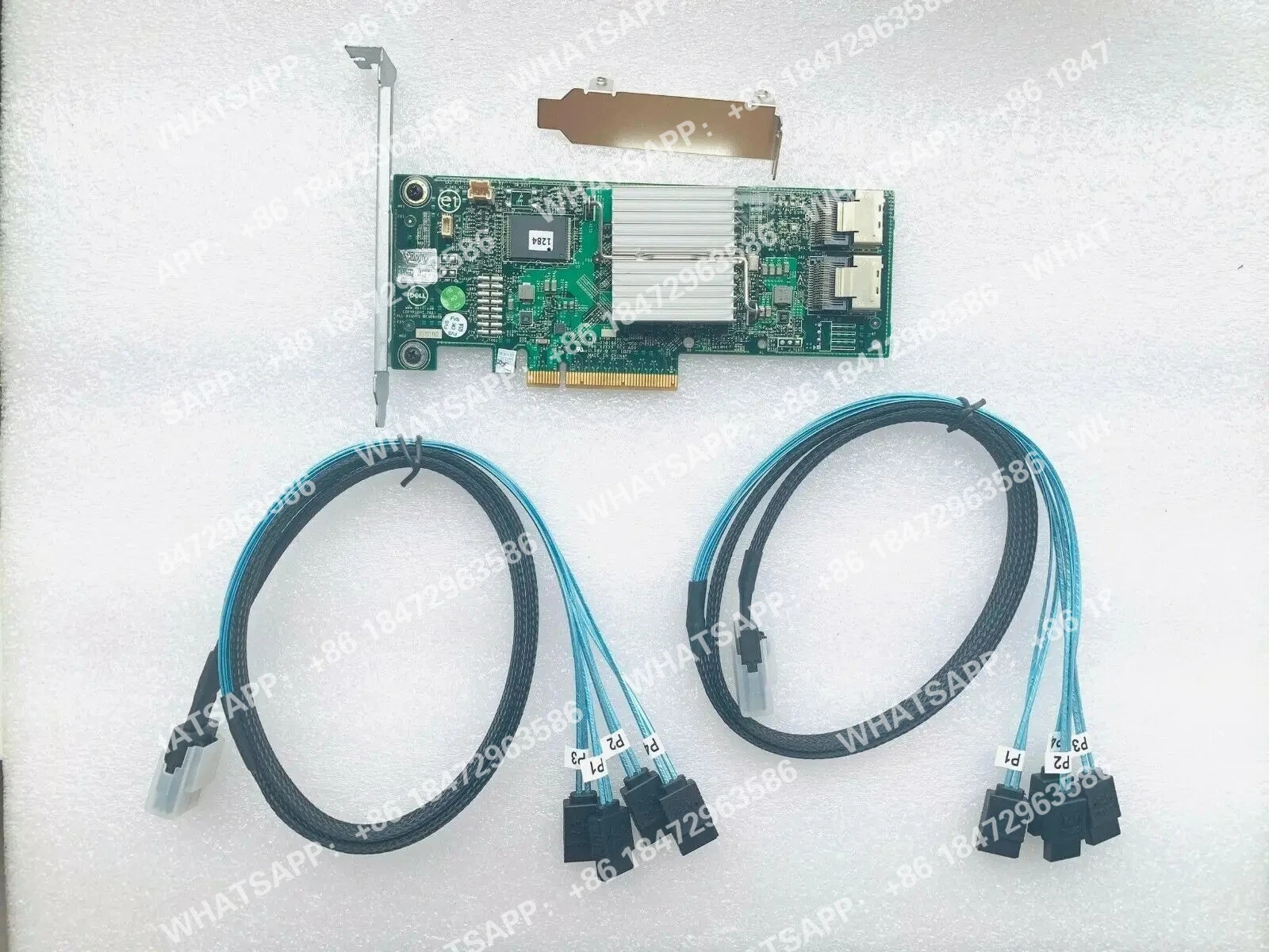 Для Dell H310 6 Гбит/с SAS HBA FW: P20 9211-8i IT-режим ZFS FreeNAS unRAID 2 * SFF SATA