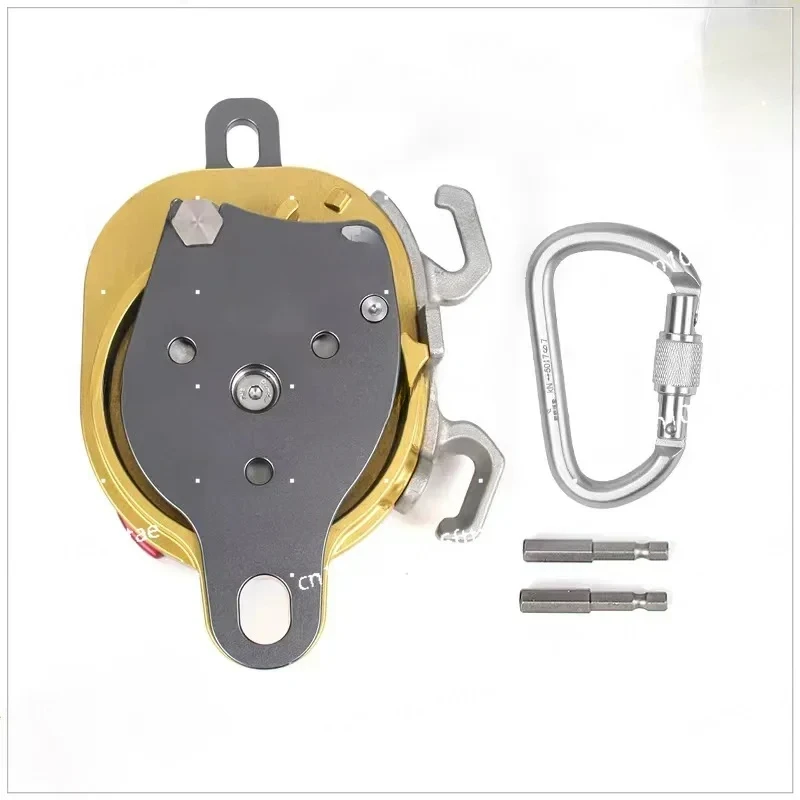 CCD/CCR Aerial Work Electric Drill Drives Descender Uplifter Double Force System One-Way Pulley