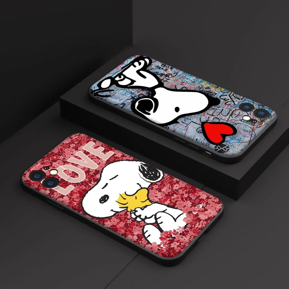 SK139 S-Snoopys Cute Dog Phone Soft Case for Samsung Galaxy S20 S21 S22 S23 S24 Fe Plus Ultra Lite