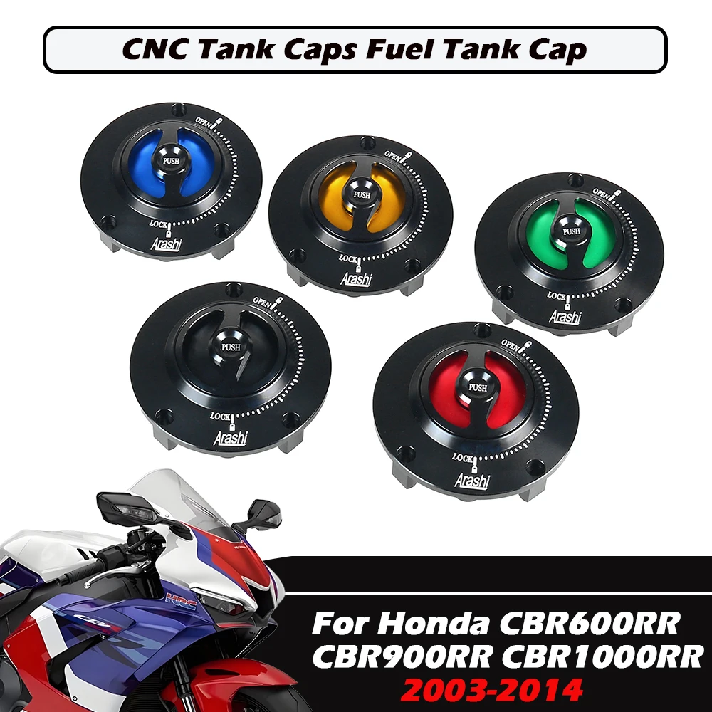 Motorrad Öl Tankdeckel Tank Abdeckung Quick Release Aluminium Für HONDA CBR600RR CBR900RR CBR1000RR 2003-2014 Geändert Zubehör