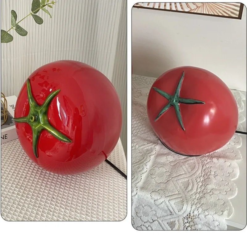 Decorative small table lamp, tomatoes are ripe, bedroom bedside ambient light ornament