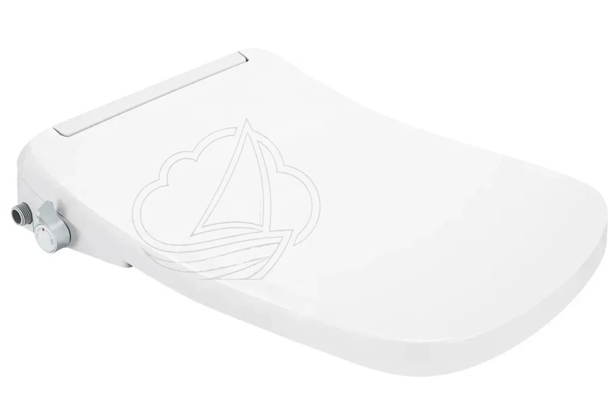 

OEM ODM Soft Close Non-Electric Dual Nozzle Self Cleaning Feminine Wash Square Toilet Seat NM140