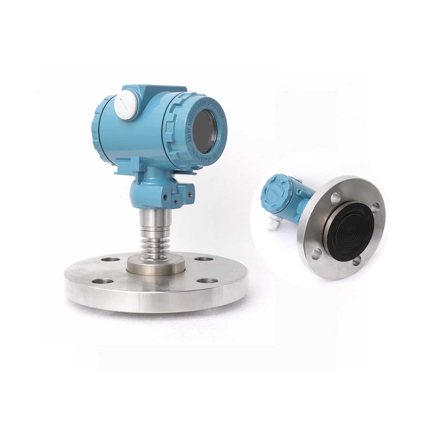 

PCM450 Hart 2-wire explosion-proof 4-20mA flush pressure transmitter with flange for high-temperature viscous liquid ga