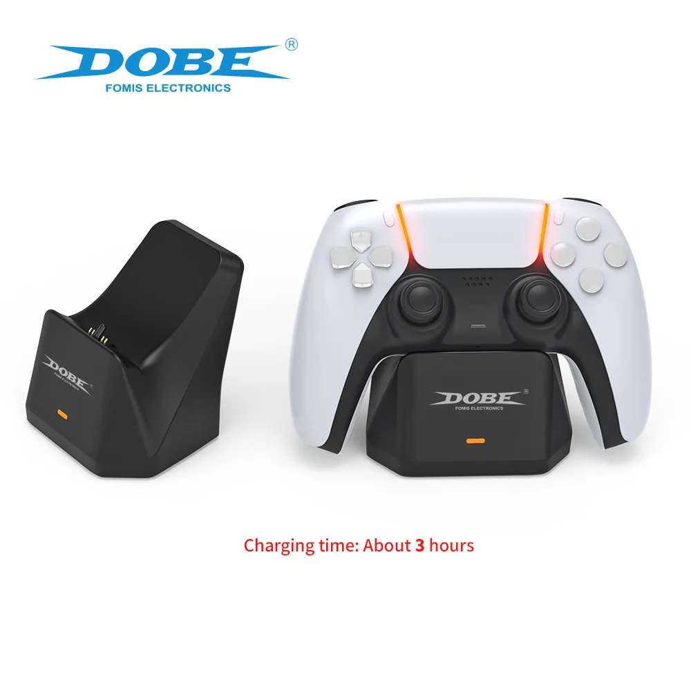 PS5 Game Controller Single Seat Charging Stand for P5 Wireless Bluetooth Controller Charger PS5 Controller Seat Fast Charging