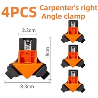 1/4 pcs 90 Degree Corner Clamps For Woodworking, Fast Adjustable Quick Spring Loaded Woodworking Clamps,Cabinets,Photo Framing