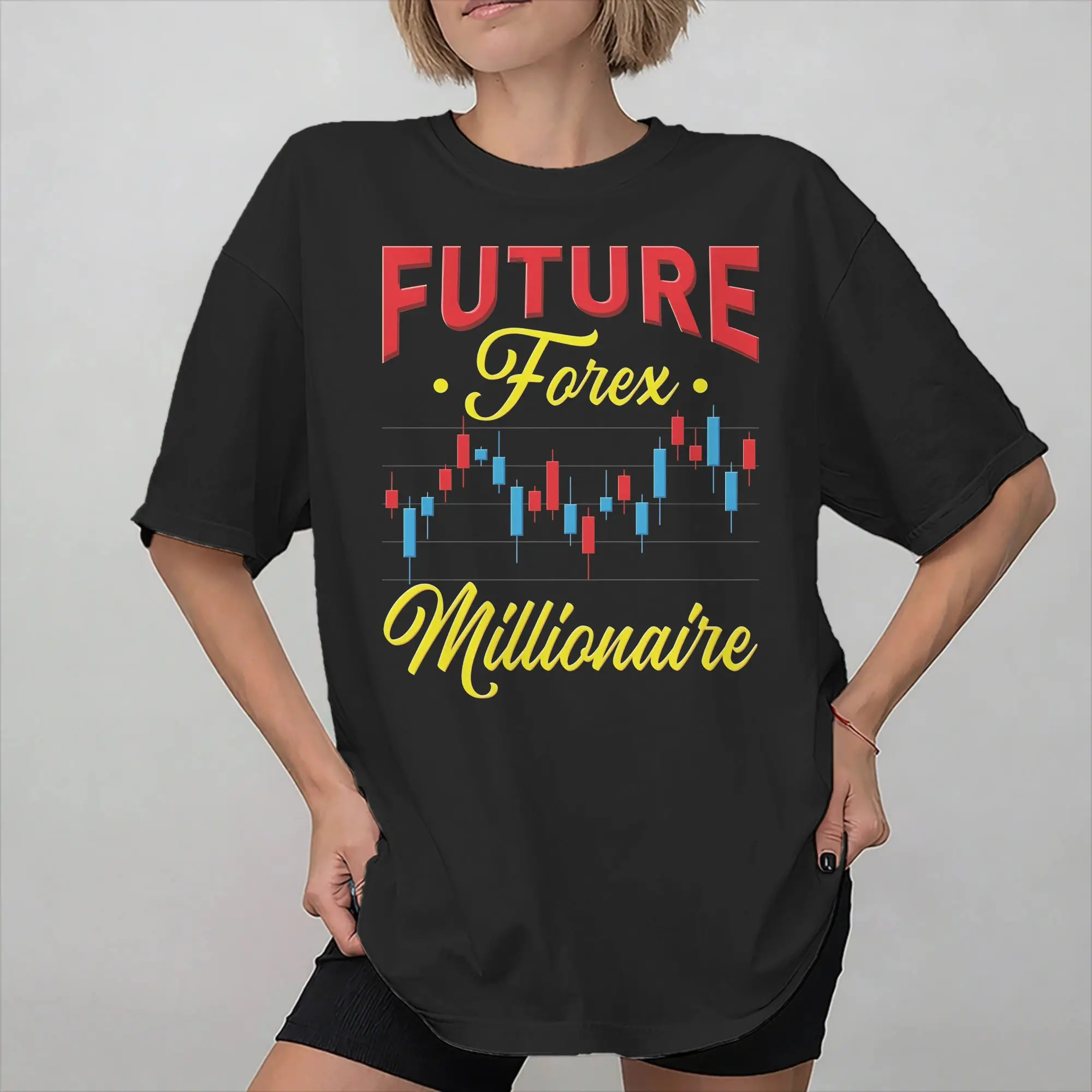 Future Forex Millionaire Chart New Arrival T Shirt Men Women  Pure Cotton  Tee Shirt Clothes