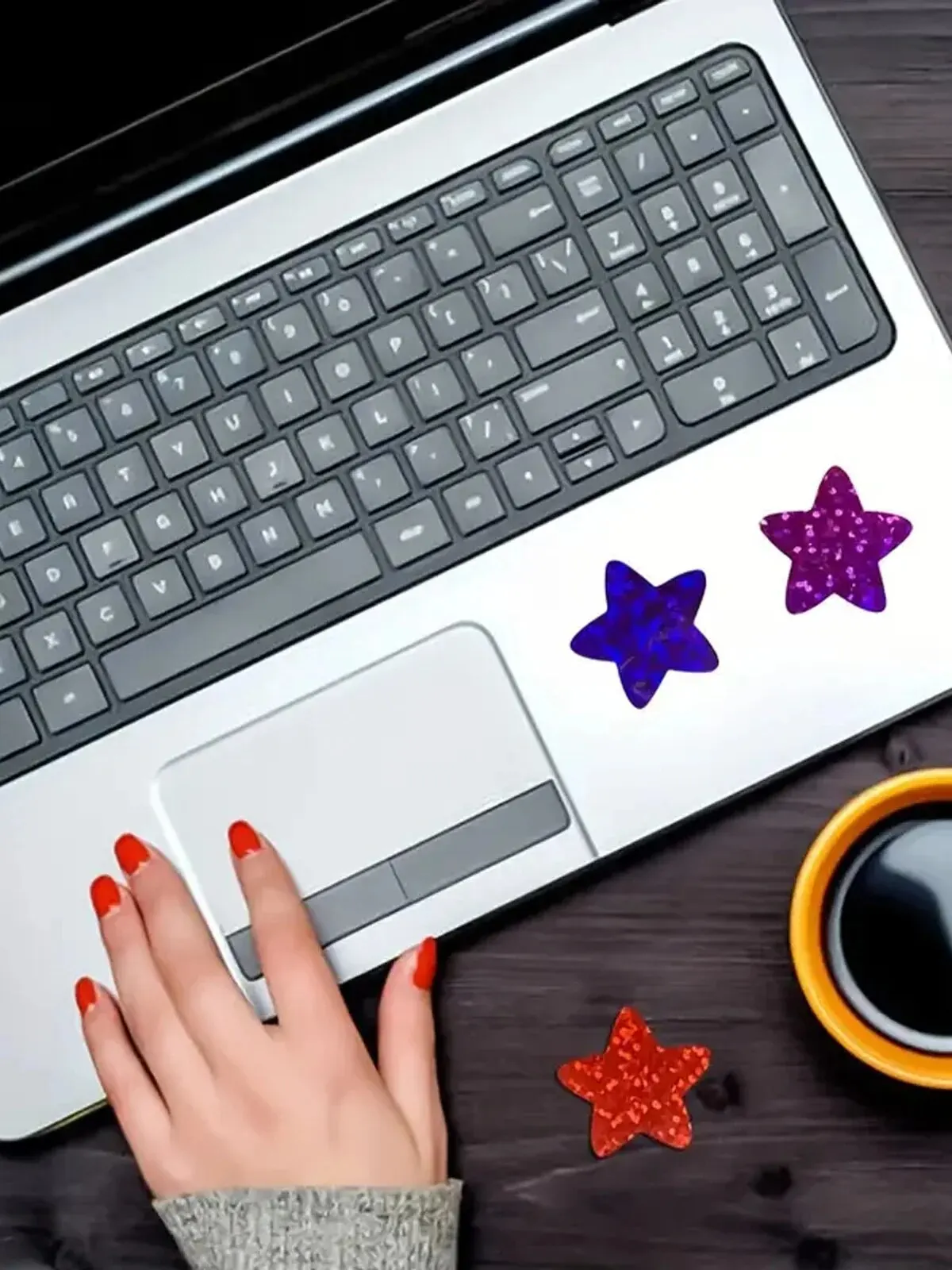 500 stiker Venus holografis Per rol-sempurna untuk hadiah anak-anak stiker Laser kerajinan dinding dan perlengkapan kelas