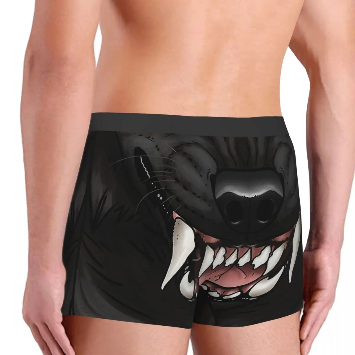 Werewolf Moon Wolf Romantic Horror Film Underpants Breathbale Panties Men\'s Underwear Sexy Shorts Boxer Briefs