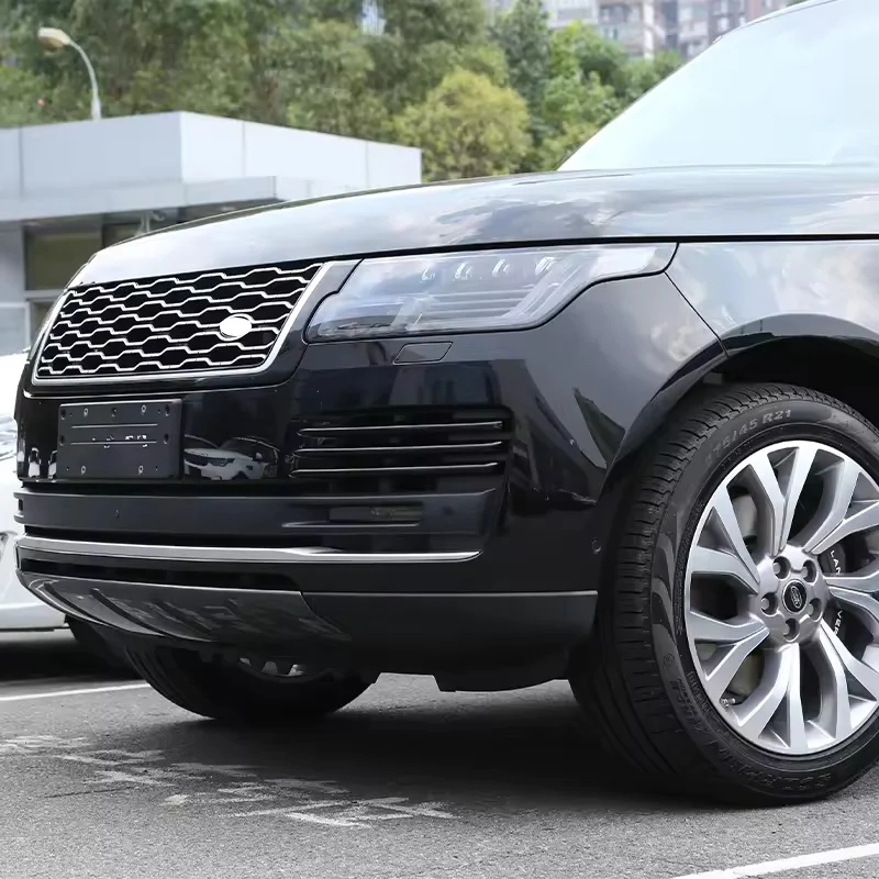 

6pcs For Land Rover Range Rover Vogue 2018-2022 ABS Chrome Car Front Fog Lamp Grille Strip Decorative Sticker Car Accessories