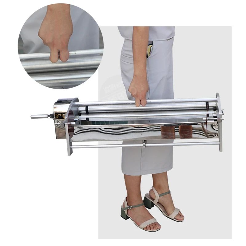 53CM Hand-operated Wallpaper Gluing Machine Stainless Steel Manual Wallpaper Gluing Machine with Counterpoint Wallpaper Gummer
