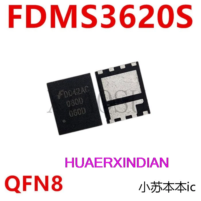 New Original FDMS3620S 080D  N 25V 17.5A/38A DFN5x6 FDMC8588 080D