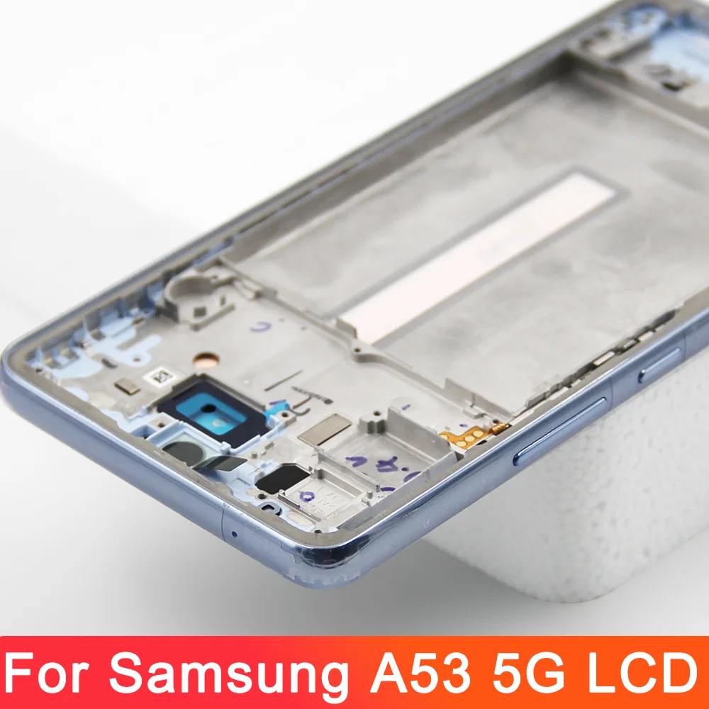 100% Tested A536 Display For Samsung A53 5G A536B A536U LCD Display Touch Screen With frame Digitizer Assembly Repair Parts