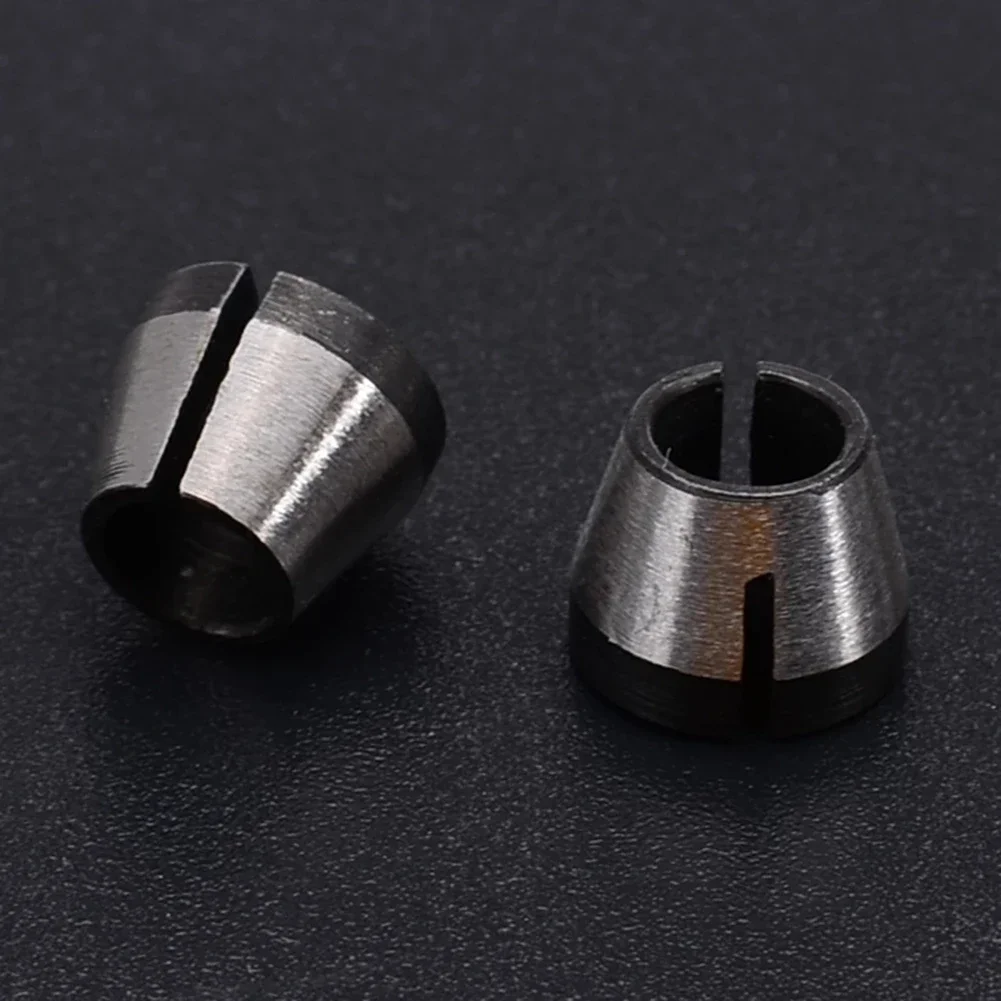 

Trimming Machine Trimmer Collet Chucks Router Bit Router Bit Collets Woodworking Tool 1/4" shank Adapter Hot sale