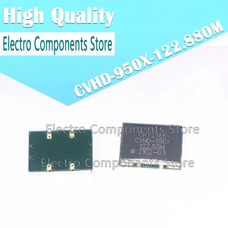 CVHD-950X-122.880 122.88MHZ Voltage Controlled Crystal Oscillator SMD VCXO CRYSTEK CMOS 3.3V SMD-4 122.880MHZ CVHD-950X-122.880M